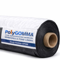 Гидроизоляционная мембрана ЭПДМ 1 мм - EPDM для прудов Polygomma Гидроизоляционная мембрана ЭПДМ 1 мм - EPDM для прудов Polygomma